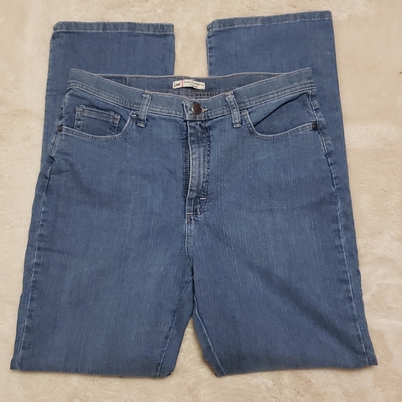 Lee Denim - LEE Classic Fit Straight Leg Blue Jeans sz 12